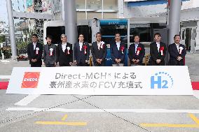FCV filling ceremony for Australian hydrogen by ENEOS Direct MCH
